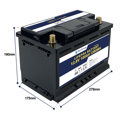 কেনা বেলি এনার্জি 12V 100AH LiFePo4 ব্যাটারি সামুদ্রিক নৌকা জন্য 3 বছর ওয়ারেন্টি online manufacture