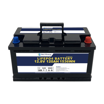 কেনা 5000 চক্র লাইফপো 4 ব্যাটারি প্যাক 12v 120ah গভীর চক্র online manufacture