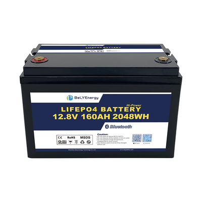 কেনা সেল ব্যালেন্সিং সুরক্ষা আইপি 65 স্মার্ট 12V160Ah LiFePO4 ব্লুটুথ লিথিয়াম ব্যাটারি online manufacture