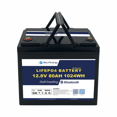 কেনা রিচার্জযোগ্য 12V80AH লিথিয়াম ব্যাটারি BT এবং স্ব-গরম সঙ্গে online manufacture