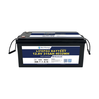 কেনা গভীর চক্র LiFePO4 ব্যাটারি 12V 315AH BT এবং শক্তি সঞ্চয় করার জন্য অভ্যন্তরীণ গরম সঙ্গে online manufacture