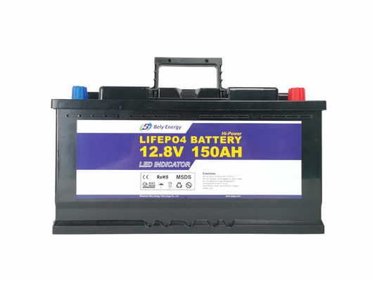 কেনা LED 12V 150Ah LiFePo4 ব্যাটারি হোম সোলার এনার্জি স্টোরেজ সিস্টেম ব্যাটারি online manufacture