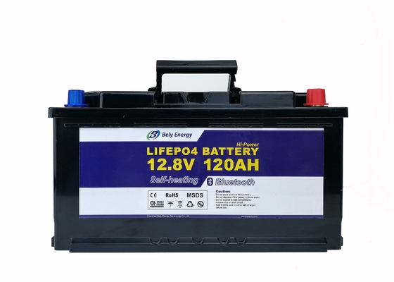 কেনা BT4.0 120Ah 12V লিথিয়াম অবসর ব্যাটারি লিথিয়াম আয়রন ফসফেট ডিপ সাইকেল ব্যাটারি online manufacture
