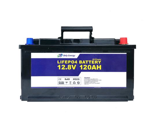 কেনা অবসর 12v 120Ah লিথিয়াম আয়রন ফসফেট ডিপ সাইকেল ব্যাটারি online manufacture