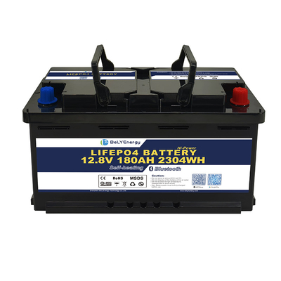 ব্র্যান্ড নিউ বড় ক্যাপাসিটি H8 DIN 12V180Ah রিচার্জেবল LiFePO4 ব্যাটারি জন্য RV ক্যাম্পার