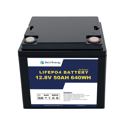 স্মার্ট বিএমএস সহ 12V 50AH LiFePo4 ব্যাটারি