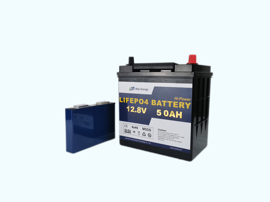 ট্রোলিং মোটর জন্য 4S1P 640WH 12V 50AH রিচার্জেবল ডিপ সাইকেল মেরিন ব্যাটারি